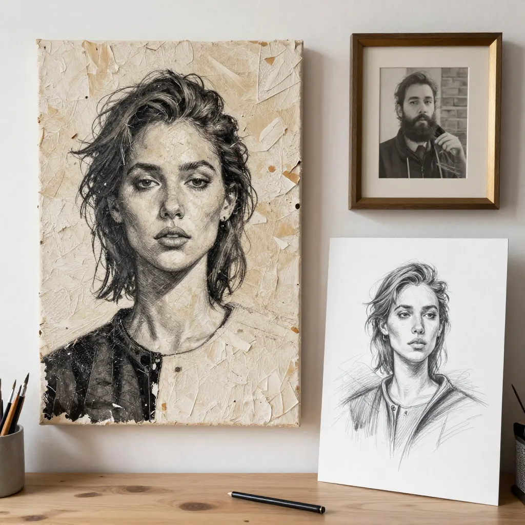 Färgpalett och material